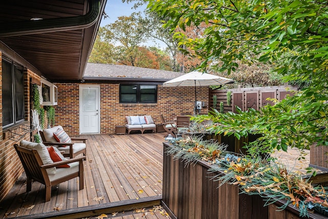 view of deck