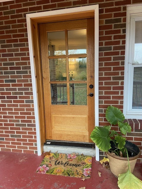 view of entrance to property