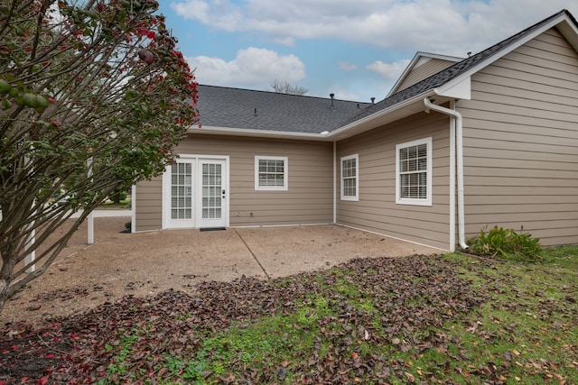 back of house featuring a patio area