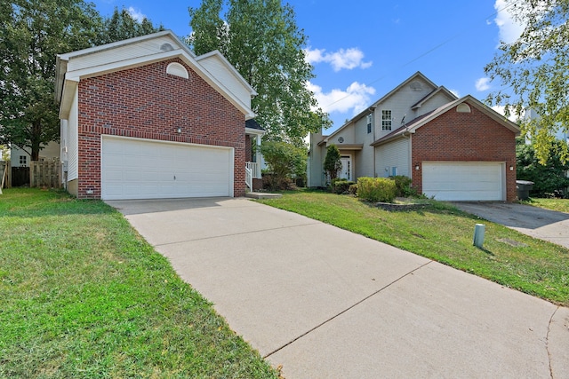 front of property featuring a front lawn