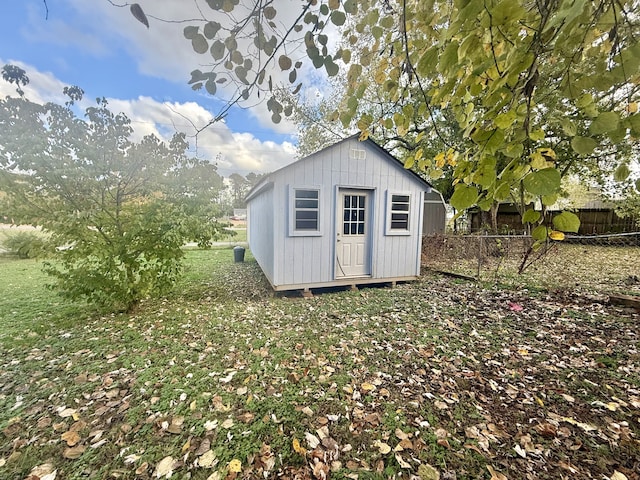 view of outbuilding