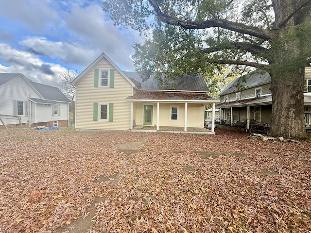 view of back of property