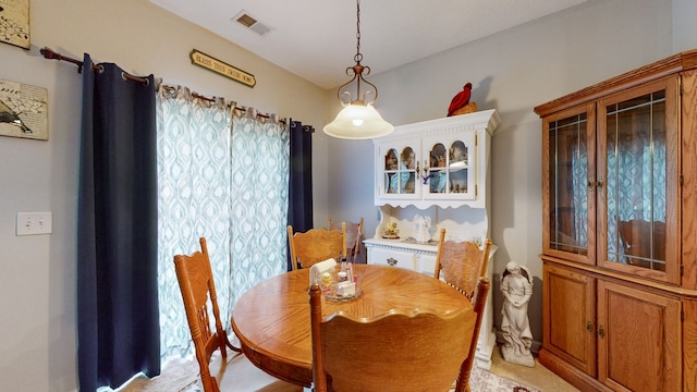 view of dining room