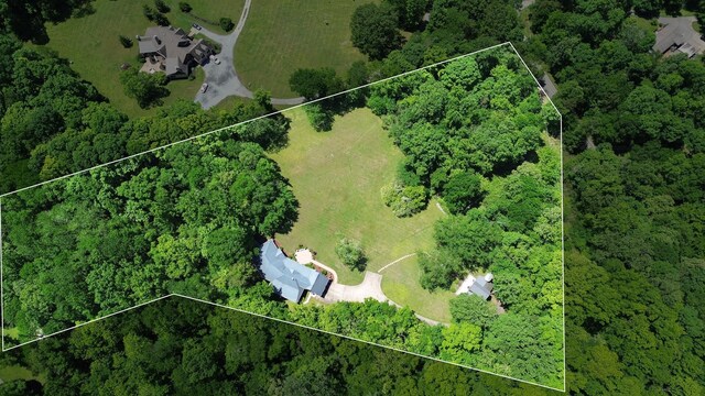 884 Pinnacle Hill Rd, Kingston Springs, TN 37082 - aerial overview of property's location with property parcel outlined