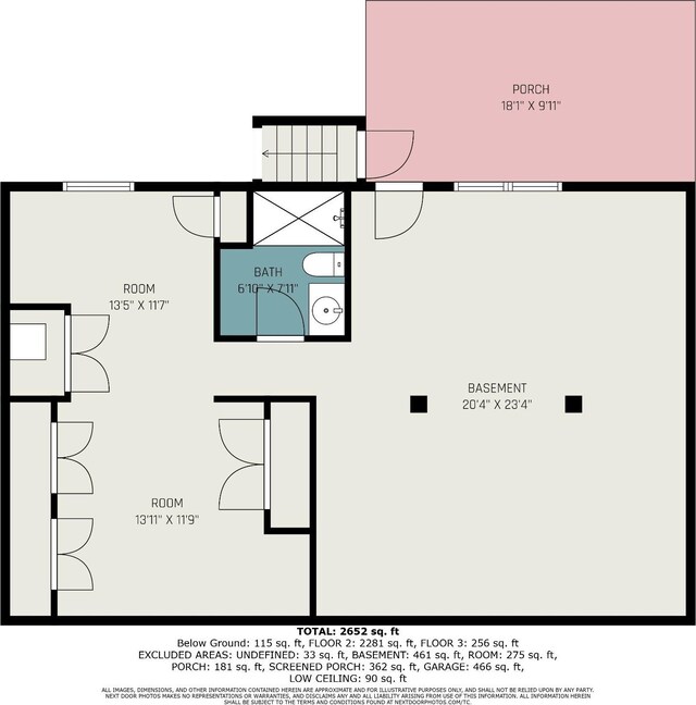 884 Pinnacle Hill Rd, Kingston Springs, TN 37082 - room layout
