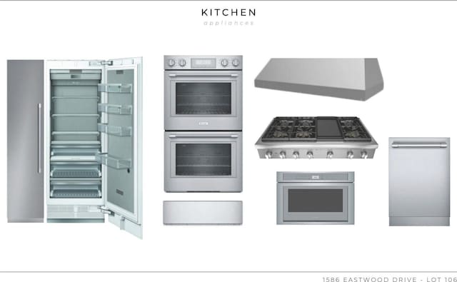 kitchen with gas stovetop, range hood, and stainless steel double oven