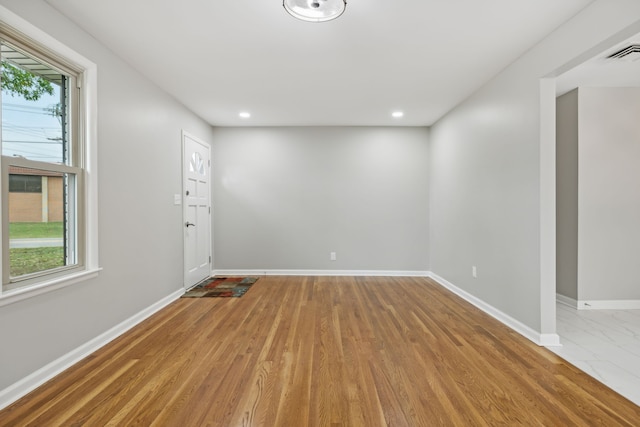 interior space featuring hardwood / wood-style floors