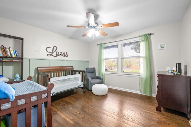 3 Hillwood Ct, Clarksville, TN 37043 - bedroom featuring wood finished floors, baseboards, and a ceiling fan
