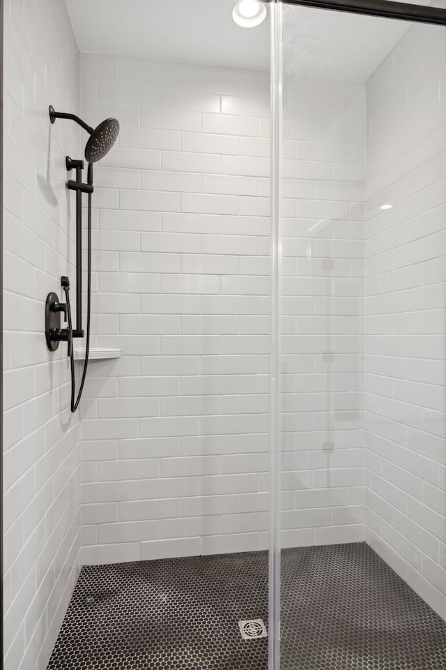 bathroom with walk in shower