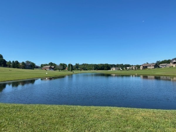 view of water feature