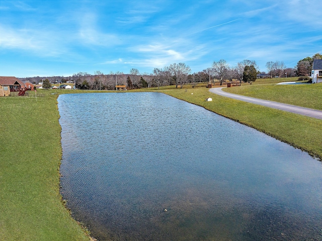 property view of water