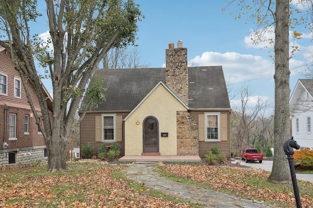 view of tudor home