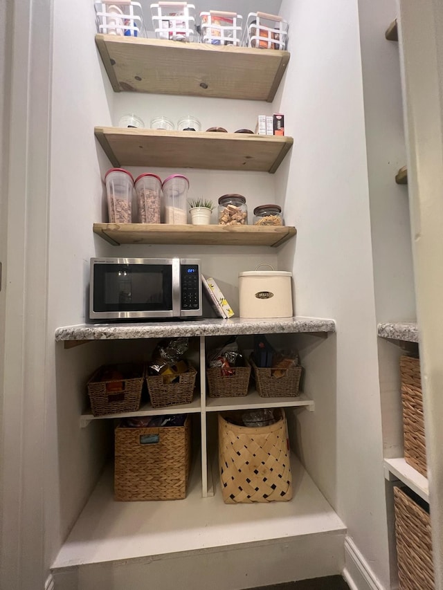 view of pantry