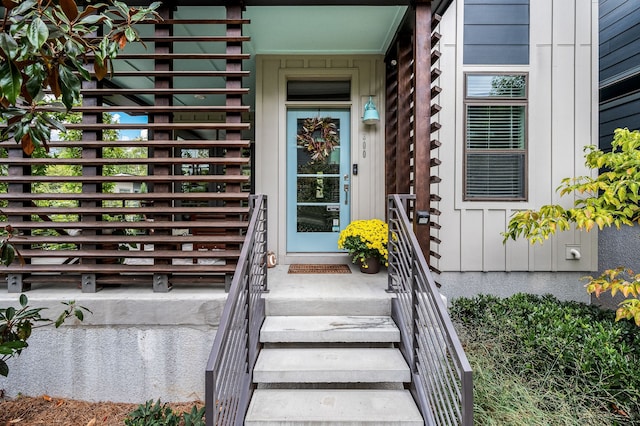 view of entrance to property