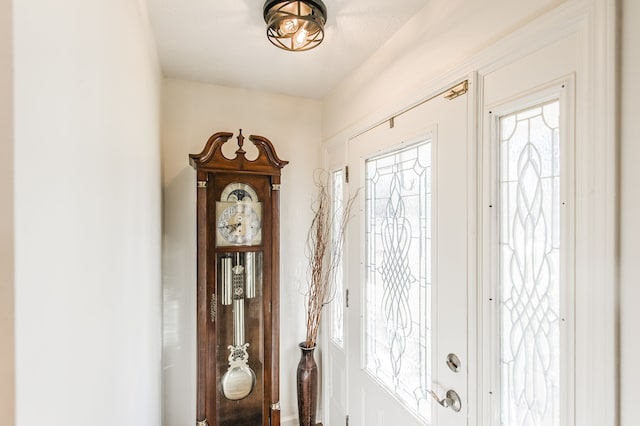 view of entrance foyer