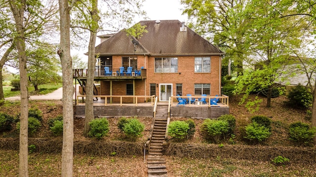 view of rear view of property