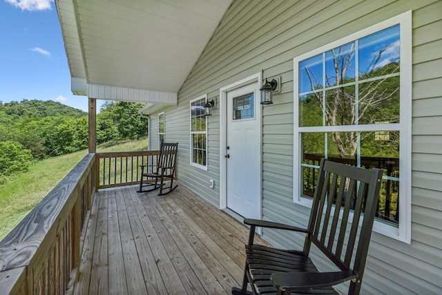 view of deck