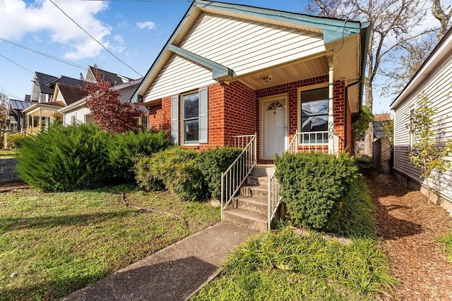 view of front of home