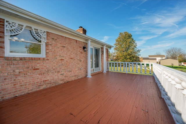 view of deck