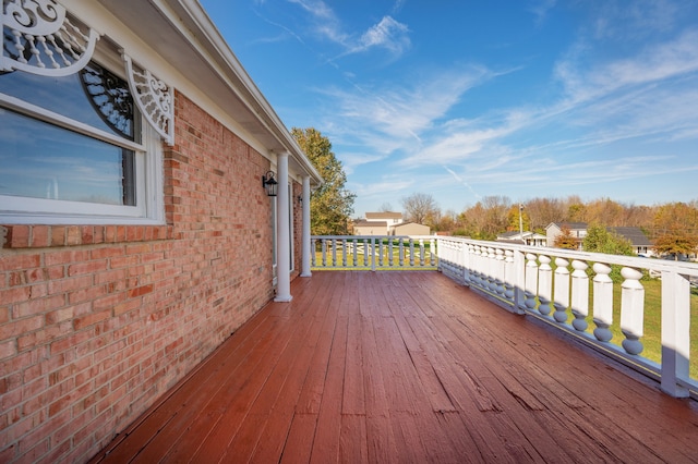 view of deck