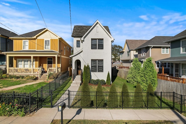 view of front of home featuring a porch