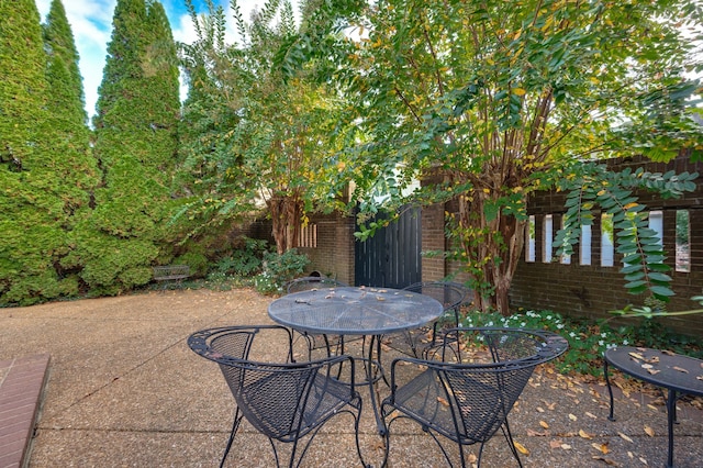 view of patio