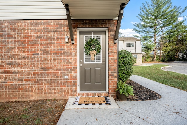 view of entrance to property