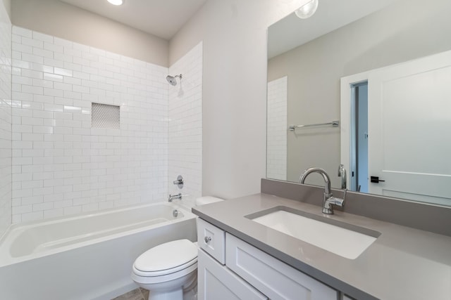 132 Aarons Cress Blvd, Hermitage, TN 37076 - bathroom with vanity and shower / tub combination