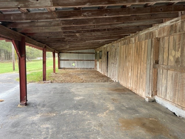 view of patio / terrace with an outdoor structure