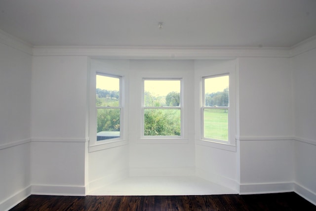 60 Riddle Rd, Shelbyville, TN 37160 - empty room featuring baseboards and dark wood-style floors