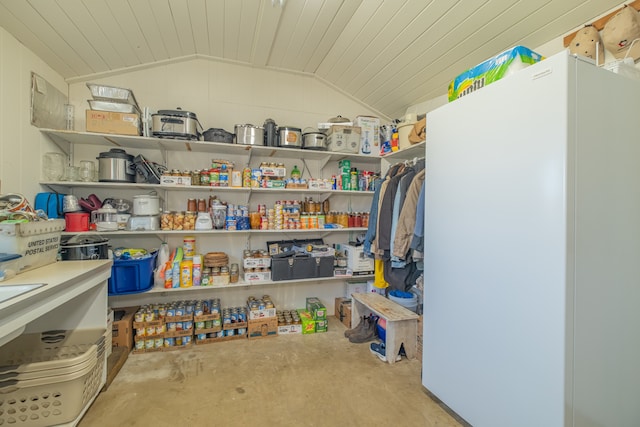 view of pantry