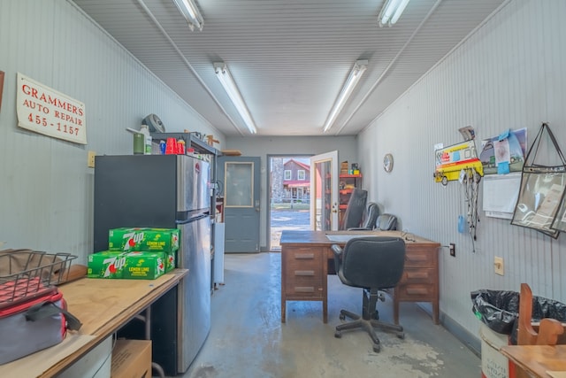 office featuring concrete floors