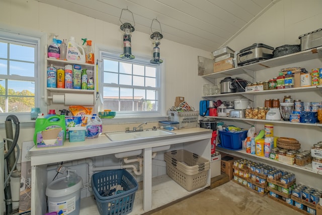 pantry featuring sink