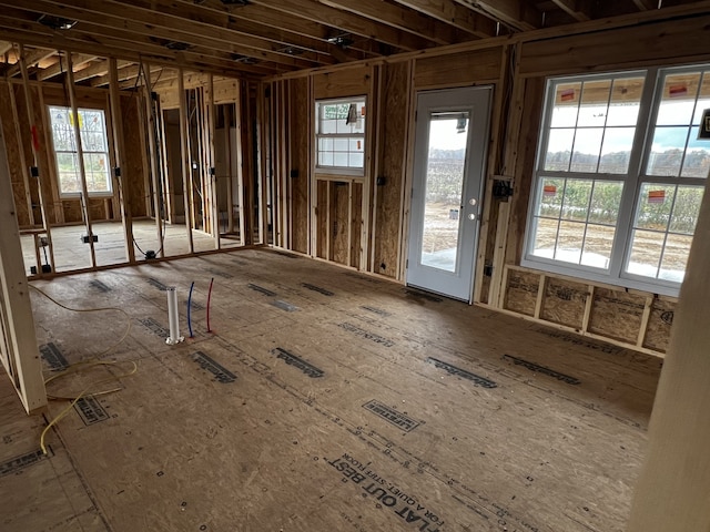 miscellaneous room with plenty of natural light