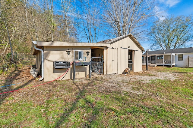 view of outbuilding