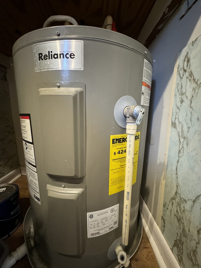 utilities with electric water heater