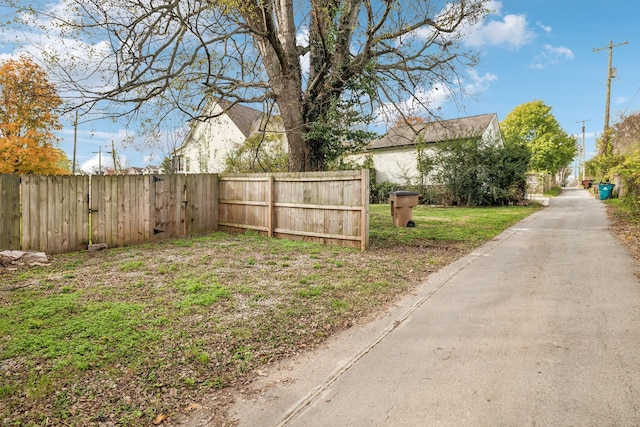 view of yard