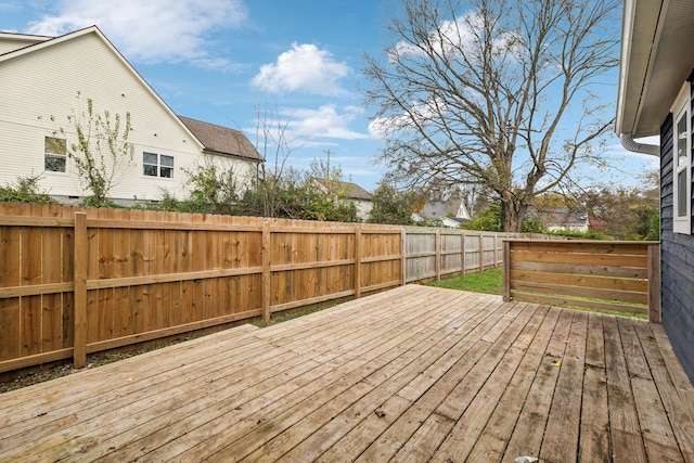 view of deck