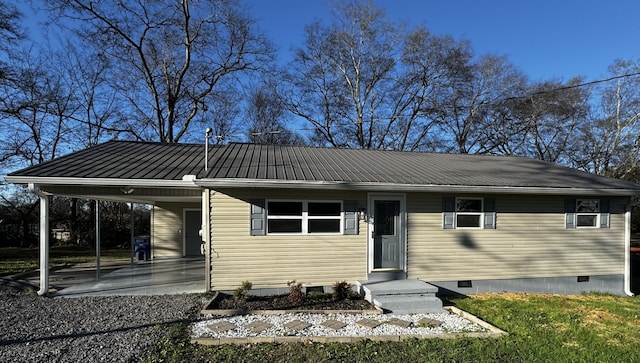 view of front of house