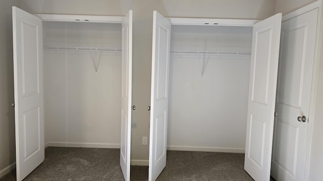 view of closet