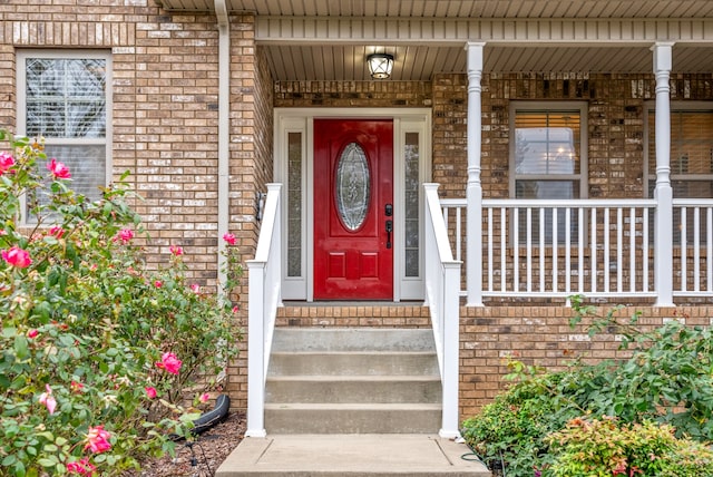 view of entrance to property