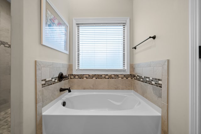 bathroom featuring a bathtub