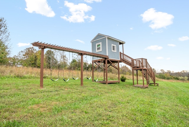 exterior space featuring a yard