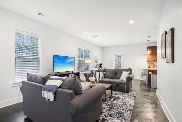 view of living room