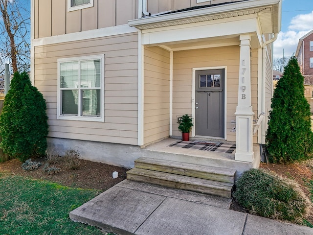 view of entrance to property