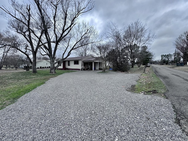 view of ranch-style home