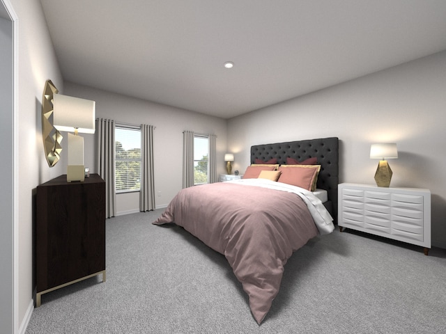 bedroom featuring carpet floors