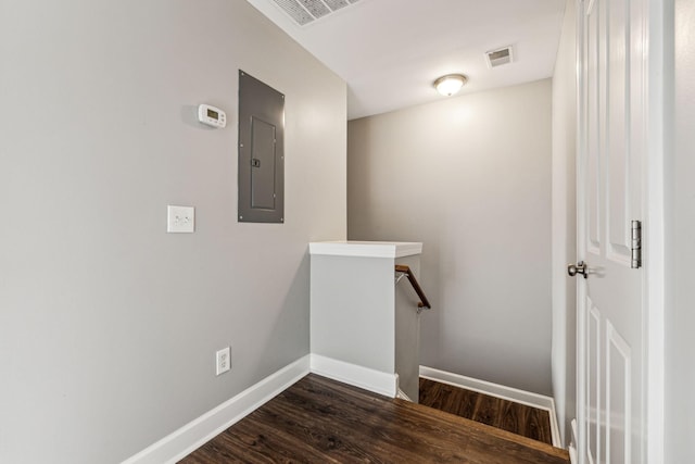3200 Long Blvd Unit 4, Nashville, TN 37203 - staircase with electric panel and wood finished floors