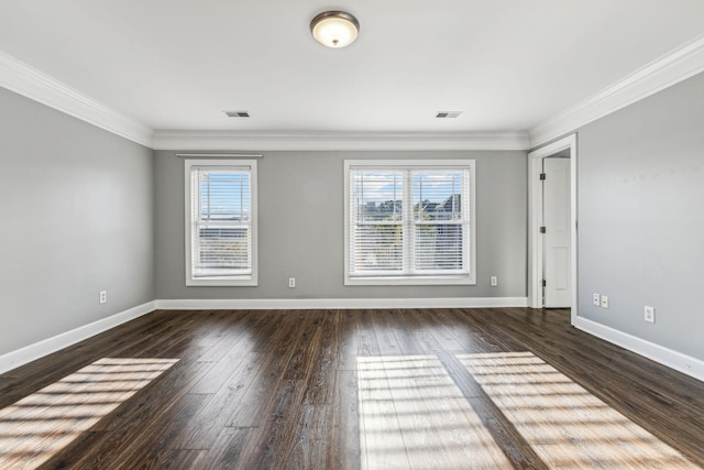 3200 Long Blvd Unit 4, Nashville, TN 37203 - unfurnished room with ornamental molding and dark wood-type flooring