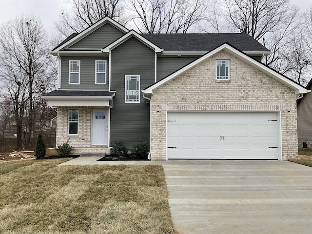 view of property with a front yard